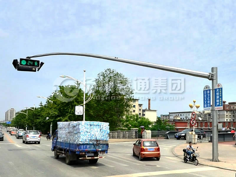 XHDG-048，吊籠式信號燈桿，吉林信號燈桿